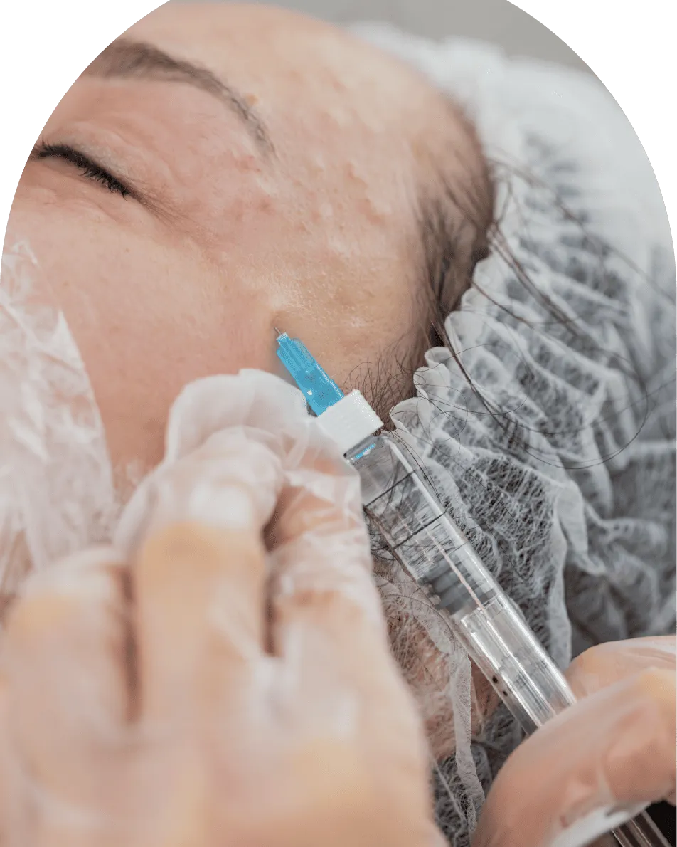 Polynucleotides: facial injection